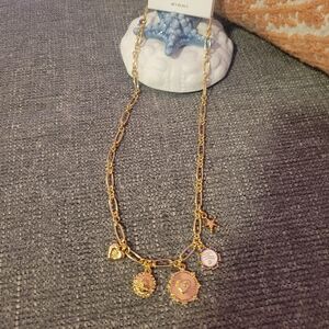 JCrew Gold Charm Necklace